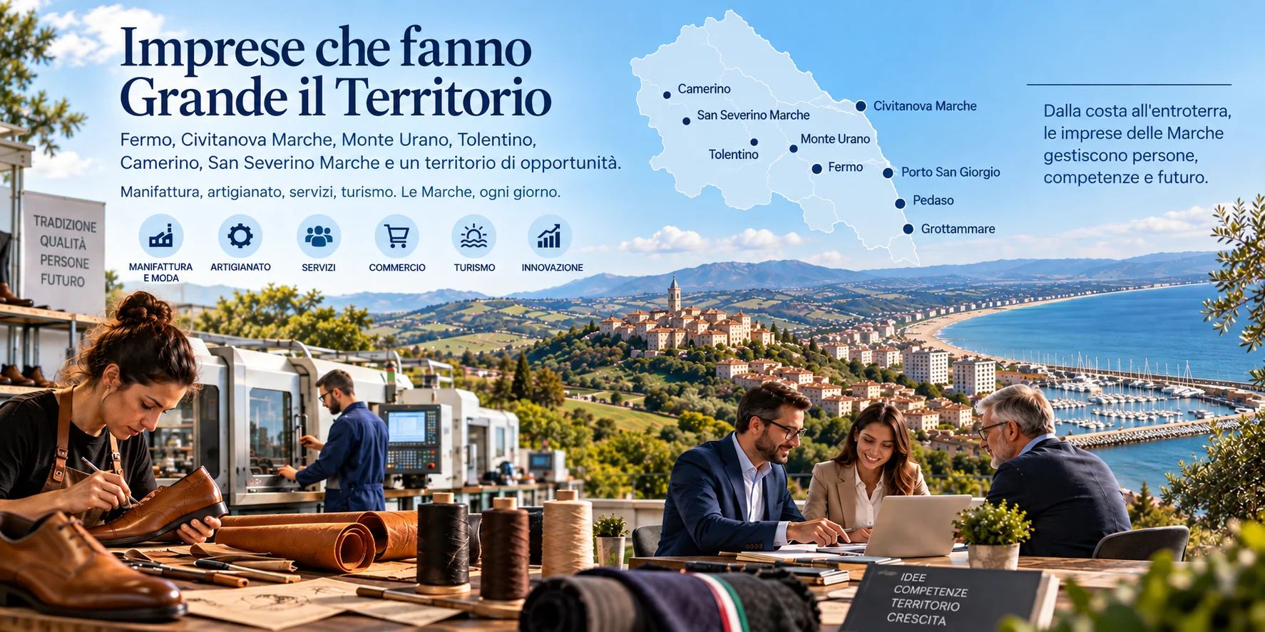 Imprese Fermo Civitanova Marche - manifattura artigianato servizi e territorio
