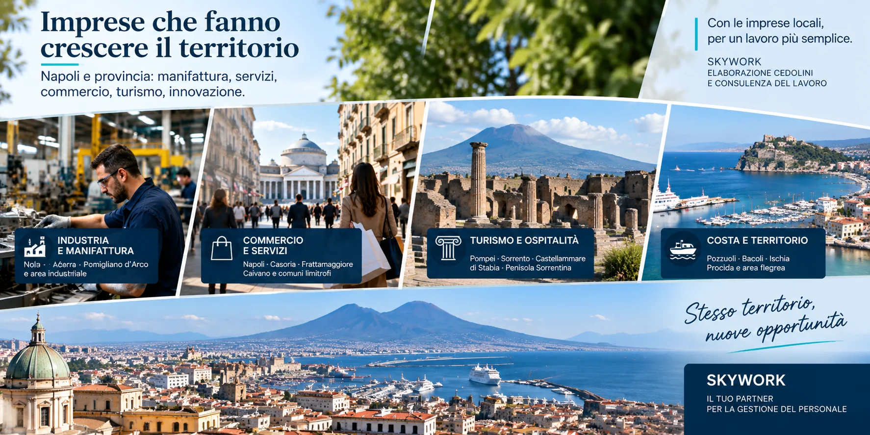 Imprese Napoli e provincia - manifattura servizi turismo commercio e territorio